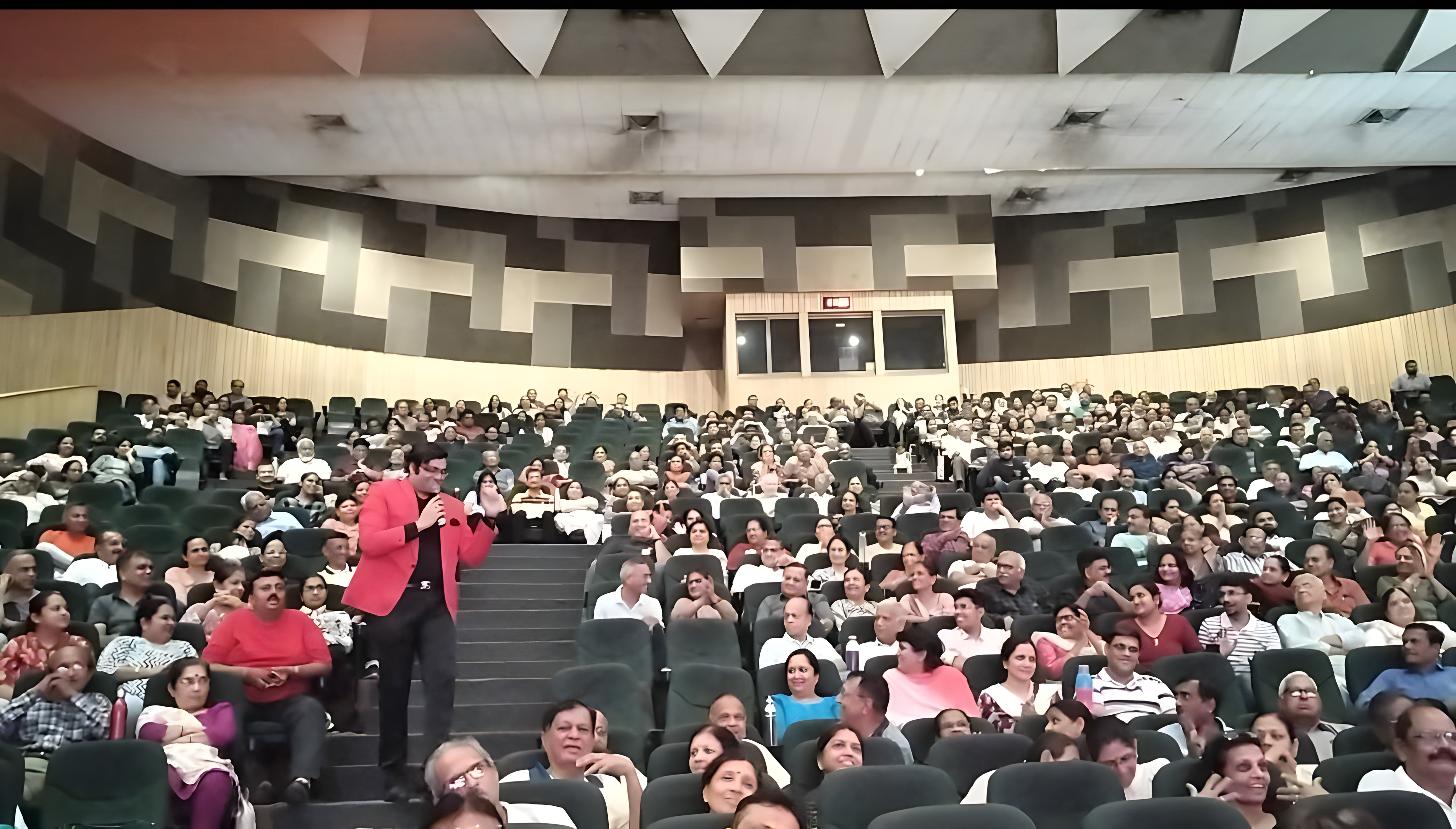 Performance with audience